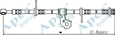 APEC BRAKING hos3377 -  Тормозной шланг